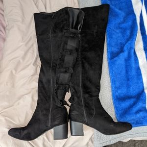 Black Knee High Torrid boots